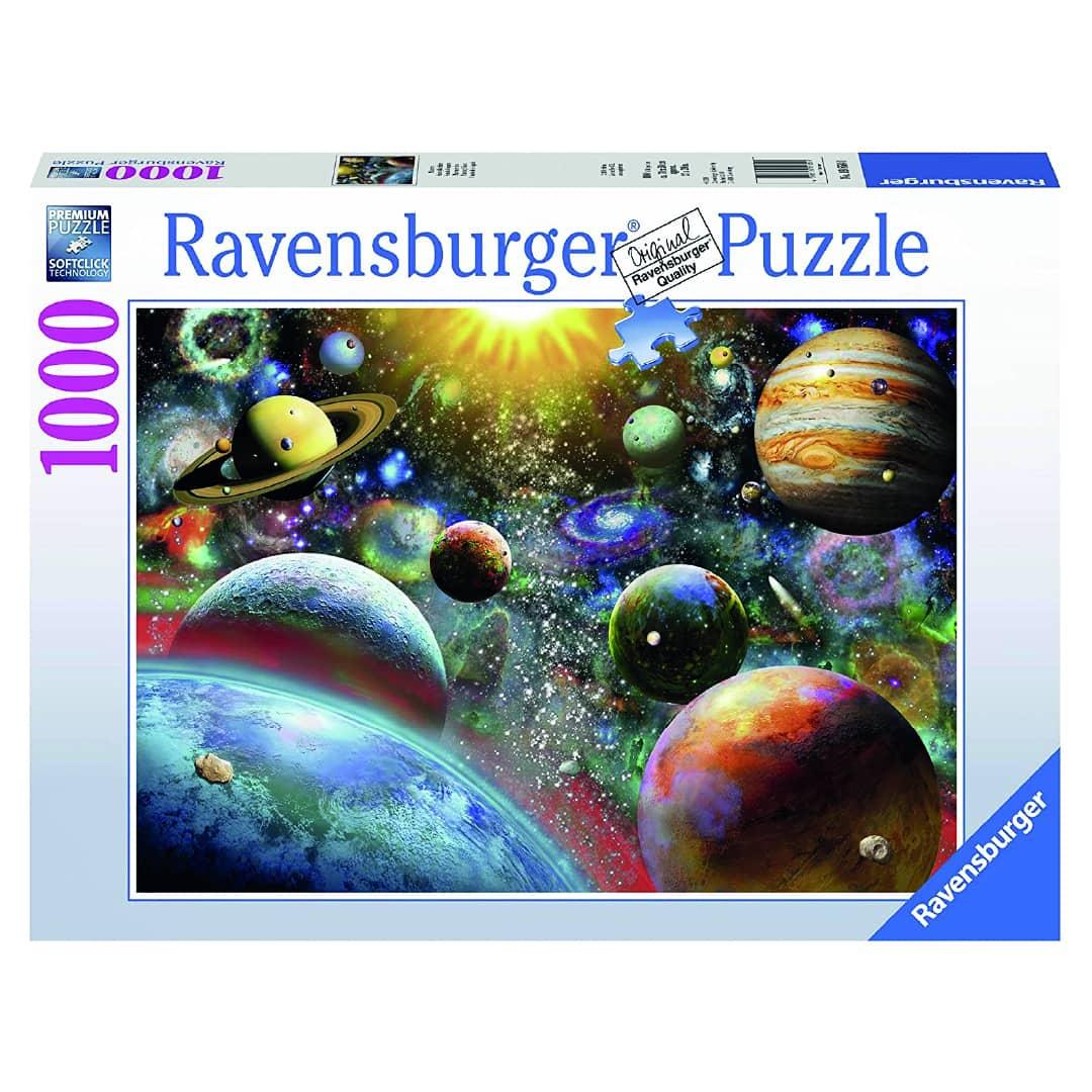 Rompecabezas 1000 piezas Planetas - Ravensburger (19858) - Ingenio Destreza Mental