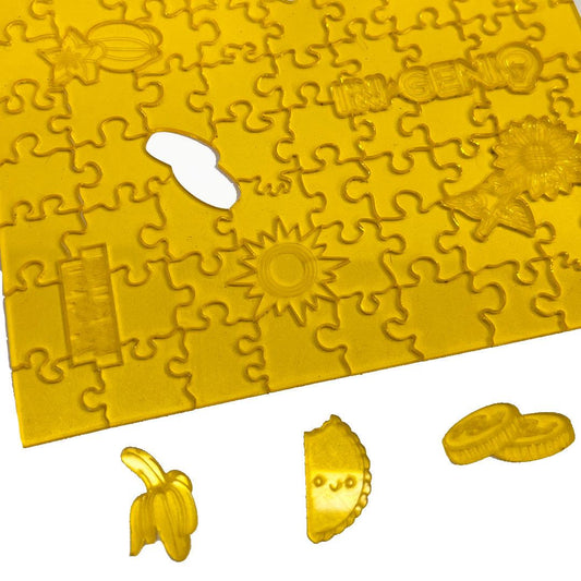 Rompecabezas Impossible Puzzle Mini - Yellow 100 piezas - Ingenio Destreza Mental