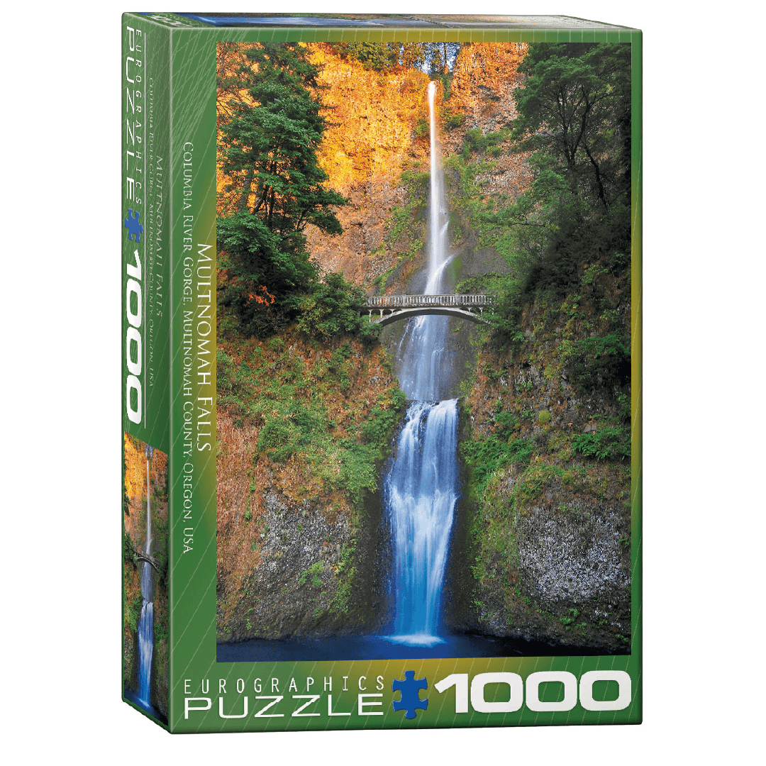 Rompecabezas 1000 piezas Multnomah Falls, Oregon USA - Eurographics (6000-0546) - Ingenio Destreza Mental