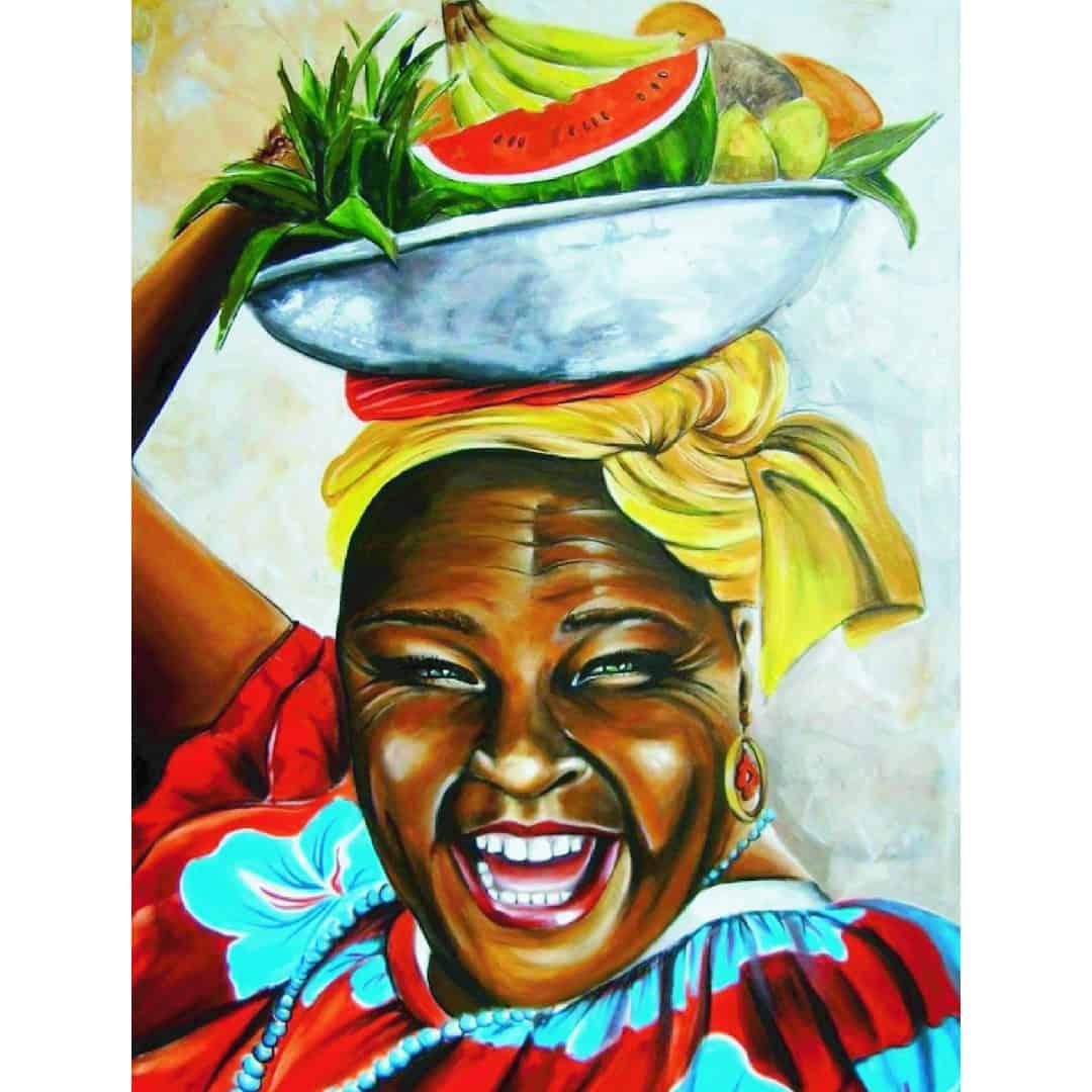 Arte 5D Diamante 60x45cm - Palenquera - Ingenio Destreza Mental