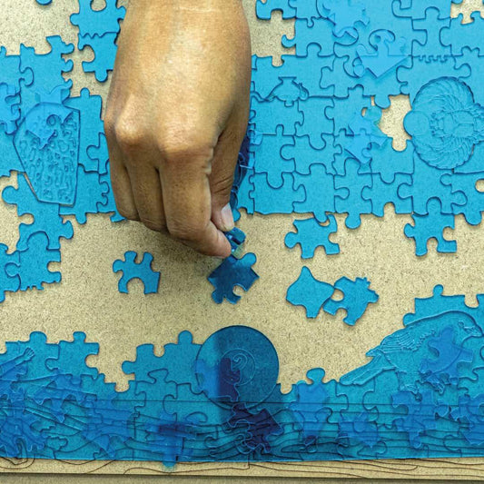 Rompecabezas Blue Impossible Puzzle - Ingenio Destreza Mental