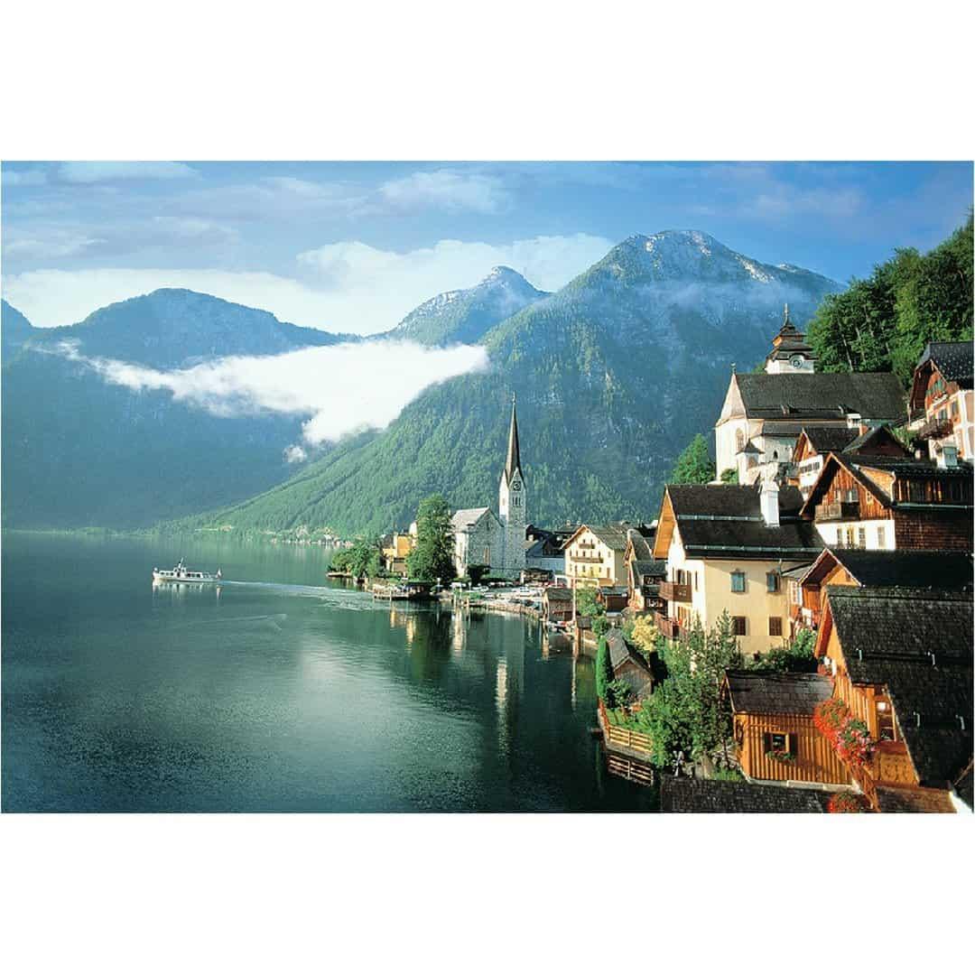 Rompecabezas 1000 piezas Lago Hallstatt - Austria (100-126) - Ingenio Destreza Mental