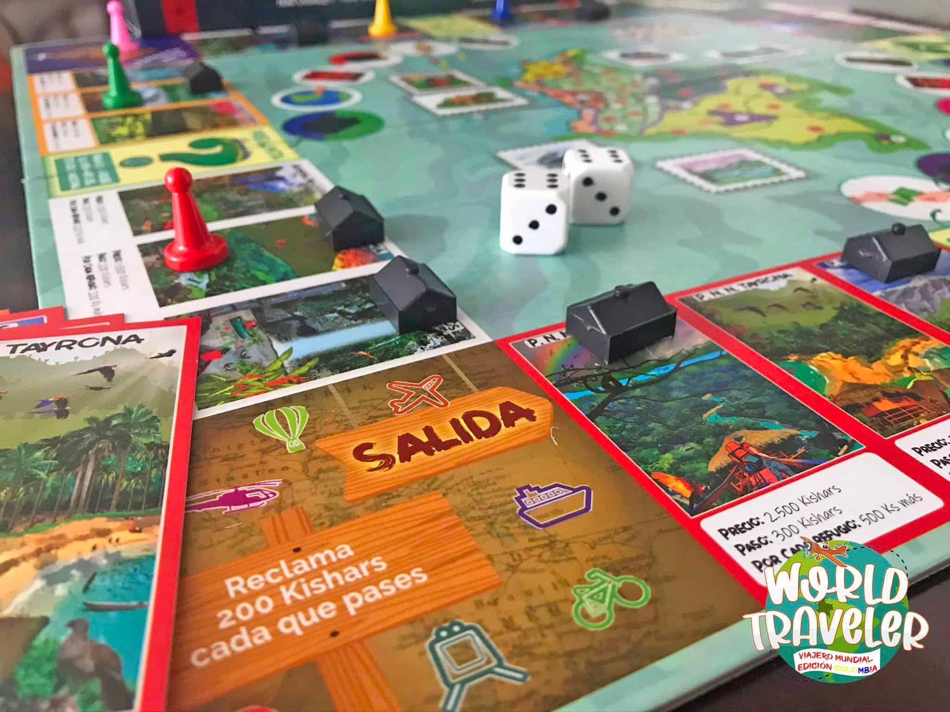 Juego de Mesa World Traveler Edición Colombia - Ingenio Destreza Mental