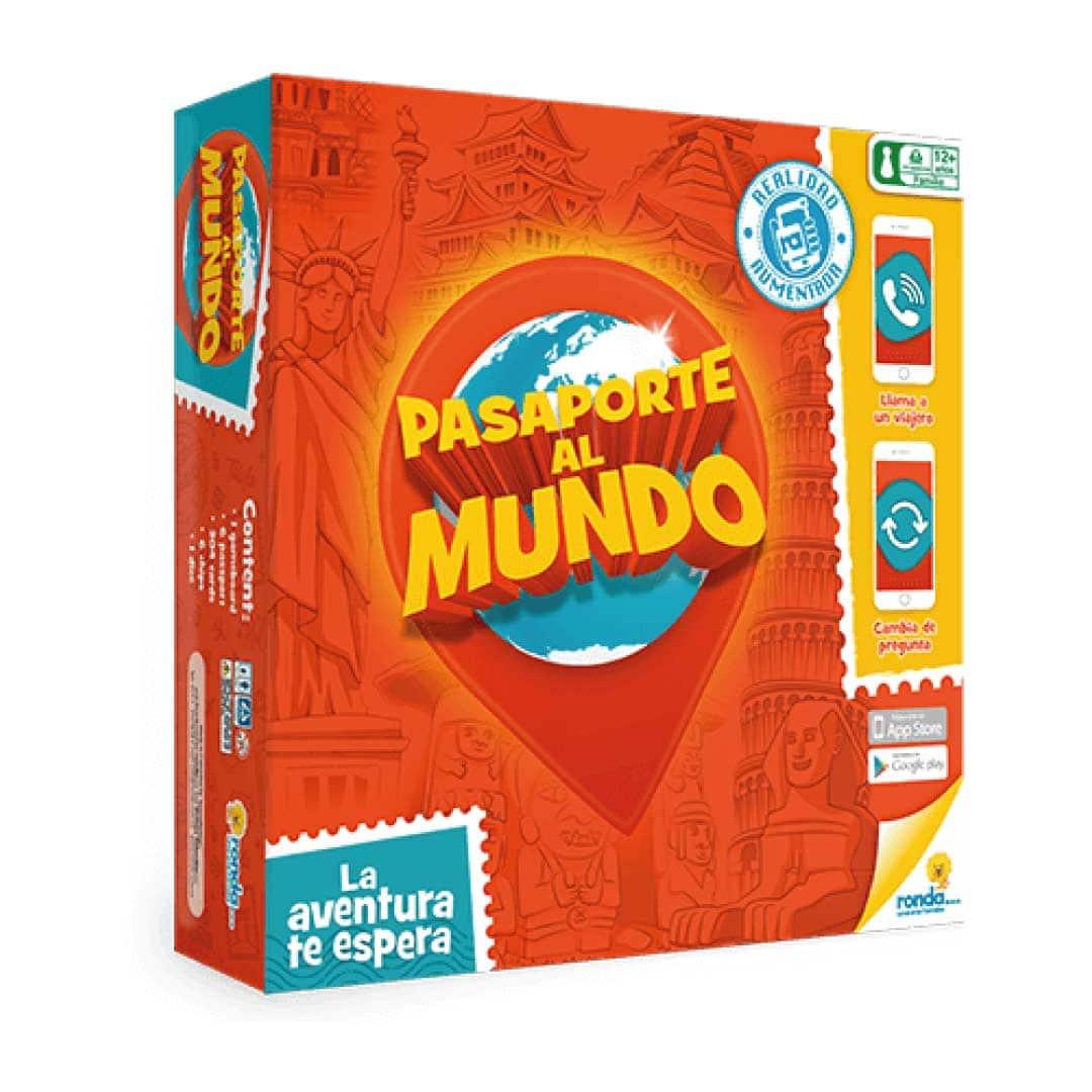 Juego de Mesa Pasaporte al Mundo - Ingenio Destreza Mental