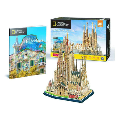 Rompecabezas 3D Sagrada Família Colección NATGEO - Ingenio Destreza Mental