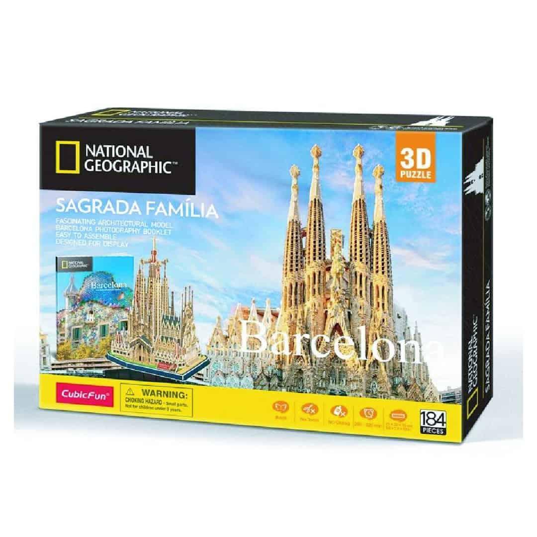 Rompecabezas 3D Sagrada Família Colección NATGEO - Ingenio Destreza Mental