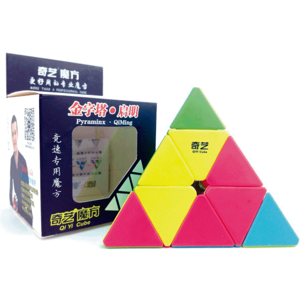 Cubo Rubik Pyraminx - Pirámide Qiyi (EQY871) - Ingenio Destreza Mental