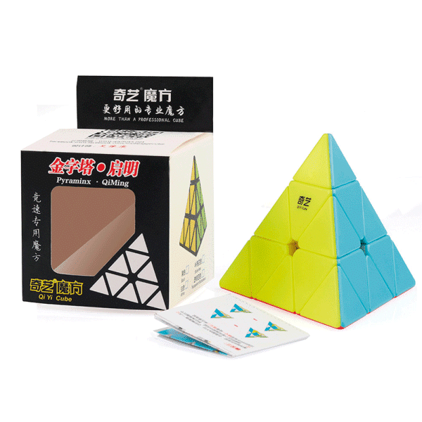 Cubo Rubik Pyraminx - Pirámide Qiyi (EQY871) - Ingenio Destreza Mental