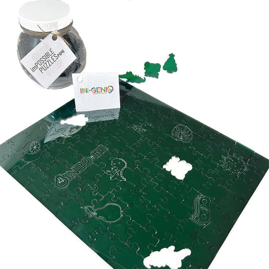 Rompecabezas Impossible Puzzle Mini - Green 100 piezas - Ingenio Destreza Mental