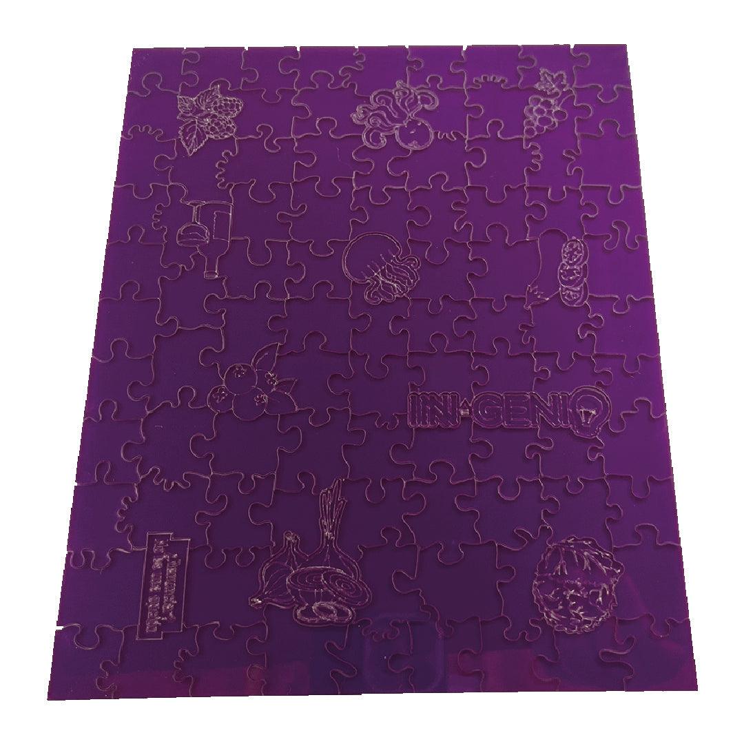 Rompecabezas Impossible Puzzle Mini - Purple 100 piezas - Ingenio Destreza Mental