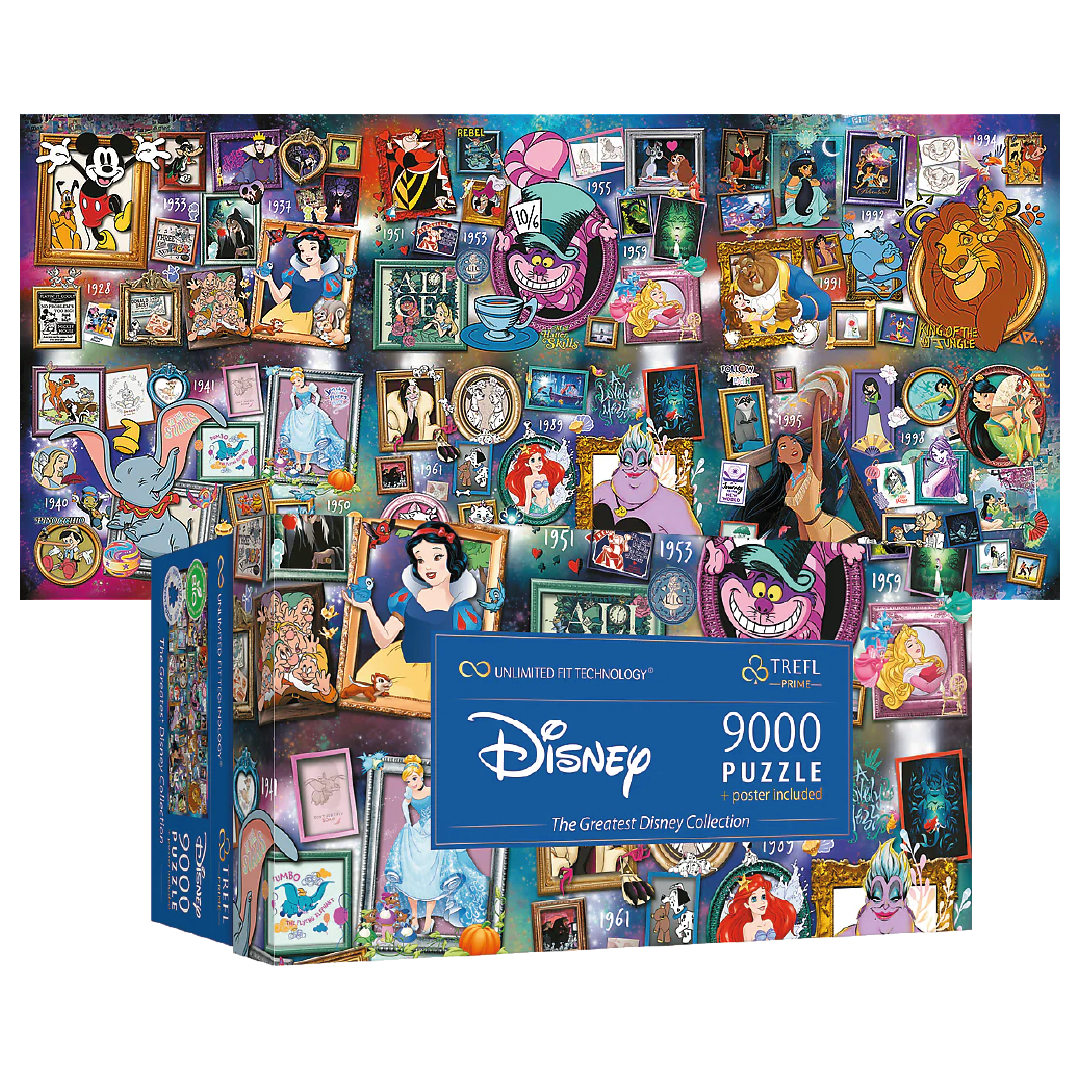 Rompecabezas 9000 piezas The Greatest Disney Collection - Trefl Prime