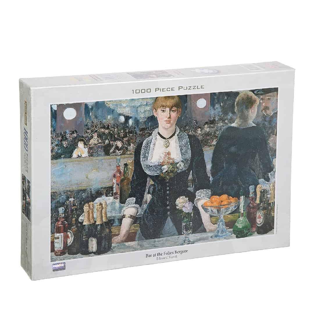 Rompecabezas 1000 piezas Un bar aux Folies Bergère, Édouard Manet (100-185) - Ingenio Destreza Mental