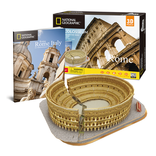 Rompecabezas 3D Coliseo Romano - Colección Natgeo