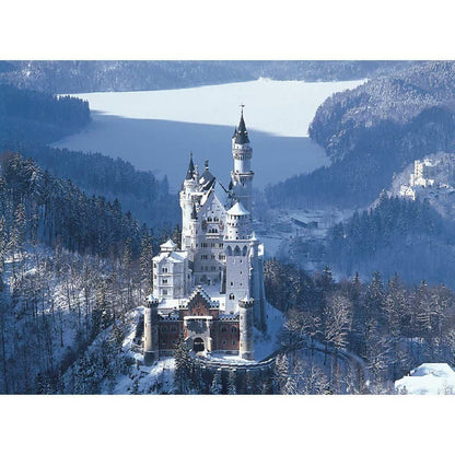 Rompecabezas 1000 piezas Neuschwanstein Inverno - Ingenio Destreza Mental