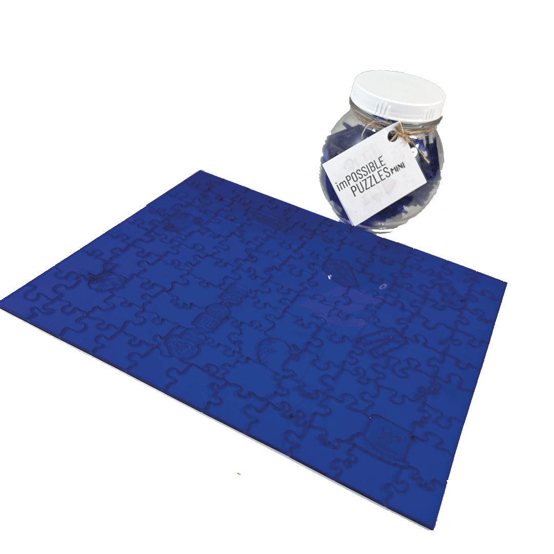 Rompecabezas Impossible Puzzle Mini - Blue 100 piezas - Ingenio Destreza Mental