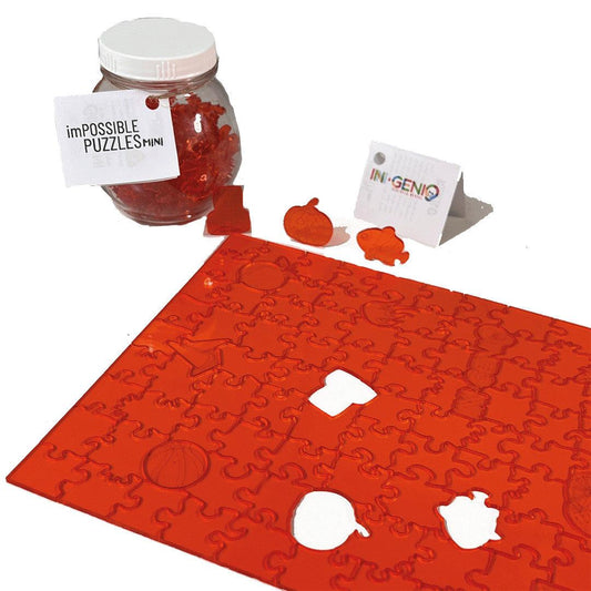 Rompecabezas Impossible Puzzle Mini - Orange 100 piezas - Ingenio Destreza Mental