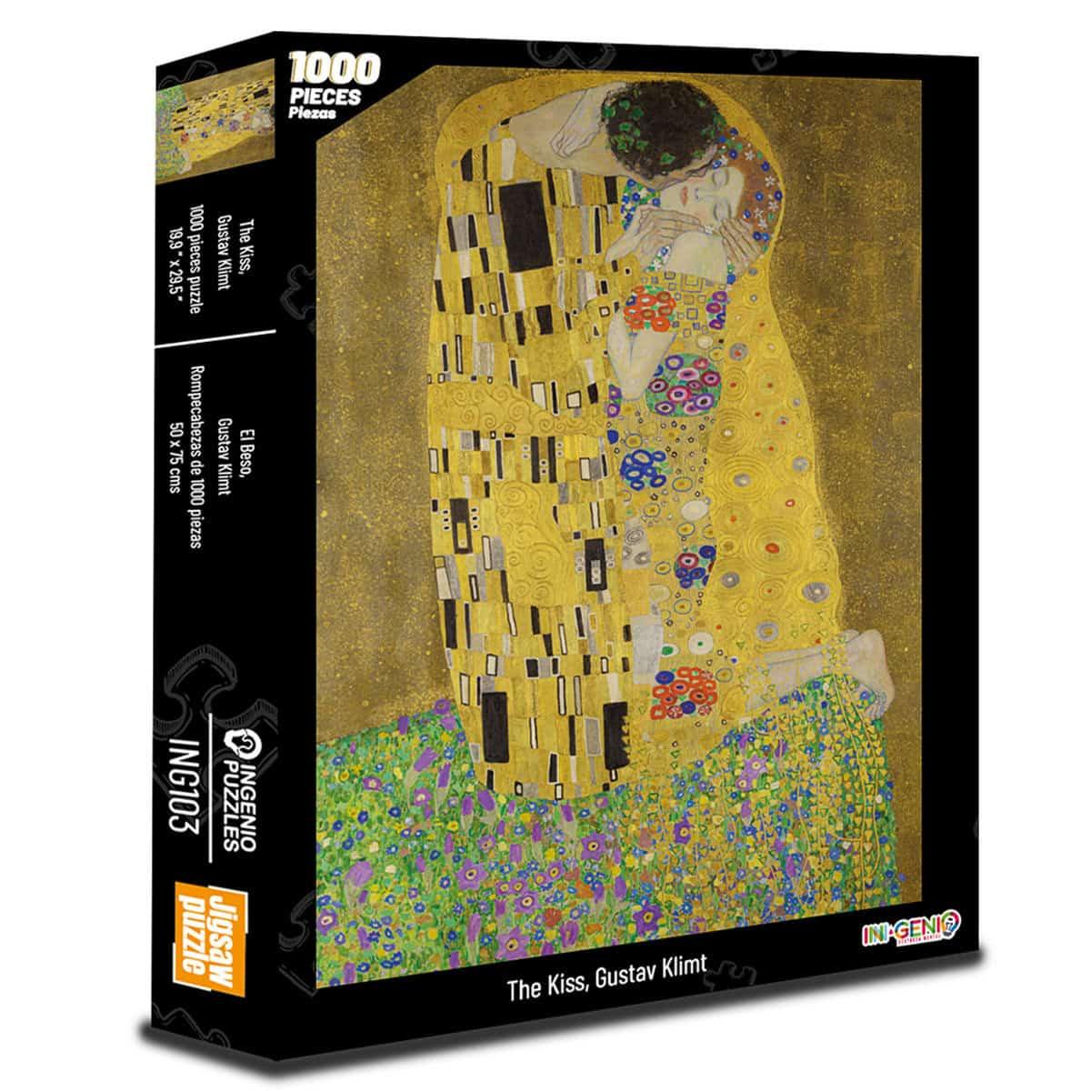 Rompecabezas 1000 piezas El Beso, Gustav Klimt (ING103) - Ingenio Destreza Mental