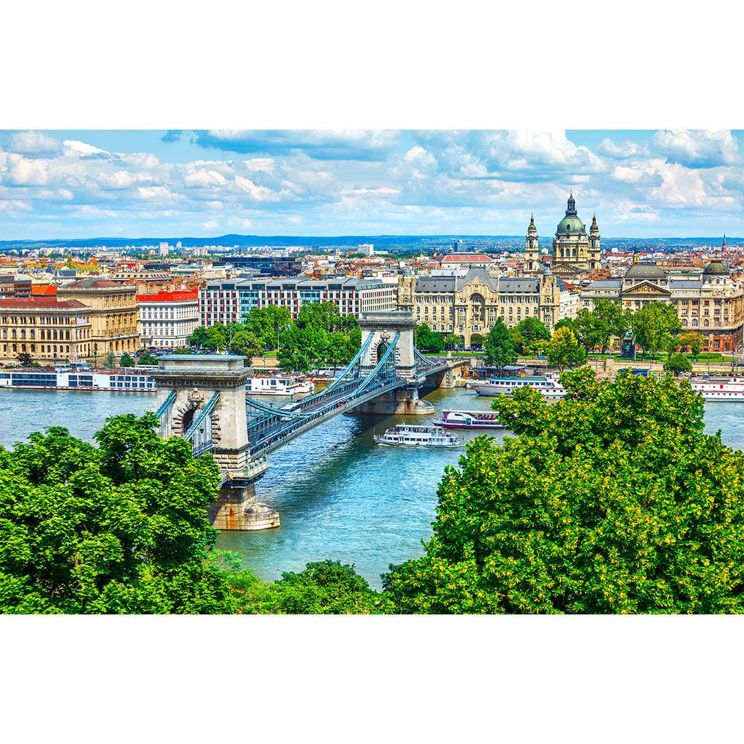 Rompecabezas 1000 piezas Puente de las cadenas Budapest, Hungría (ING200)