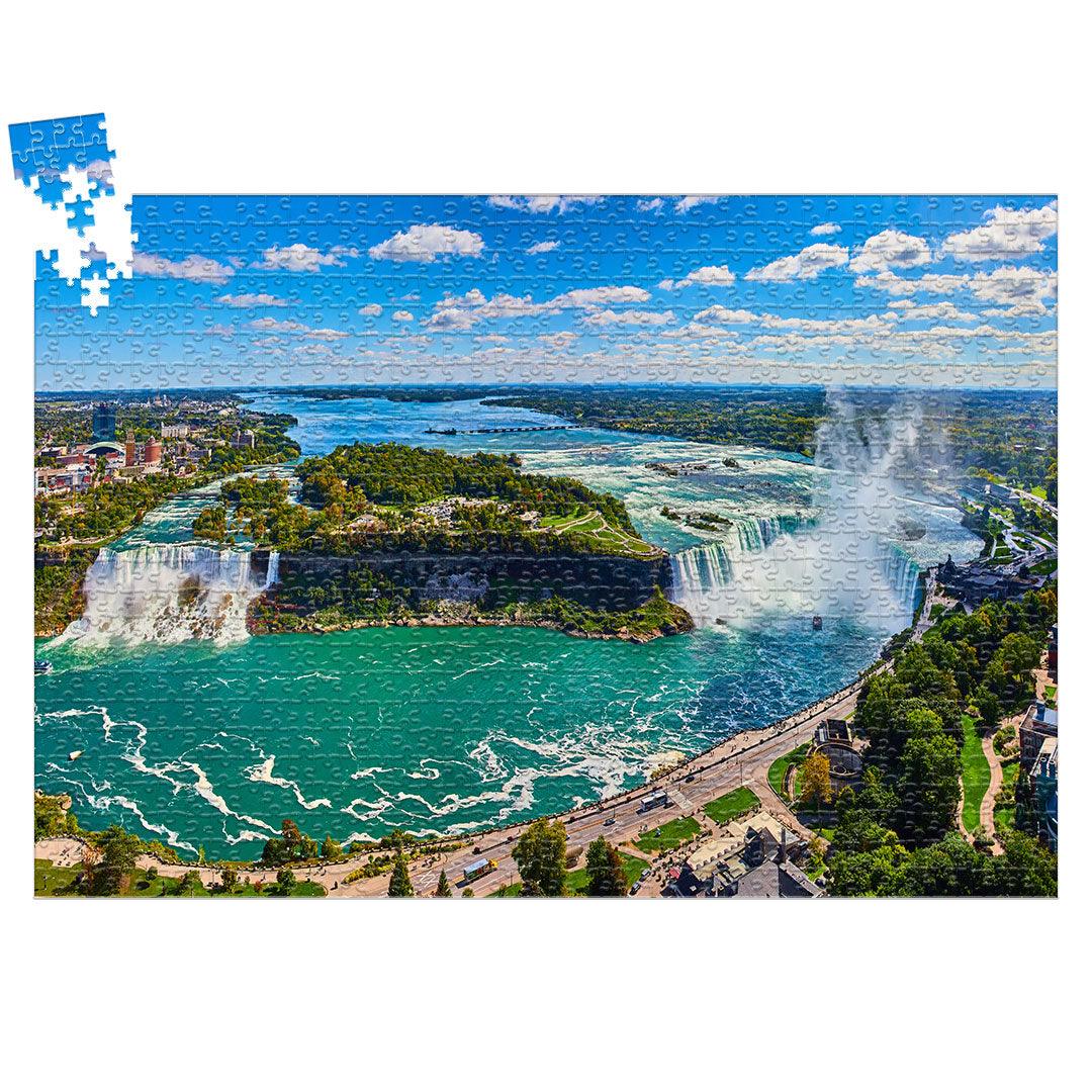 Rompecabezas 1000 piezas Cataratas del Niágara, Estados Unidos & Canadá (ING202)