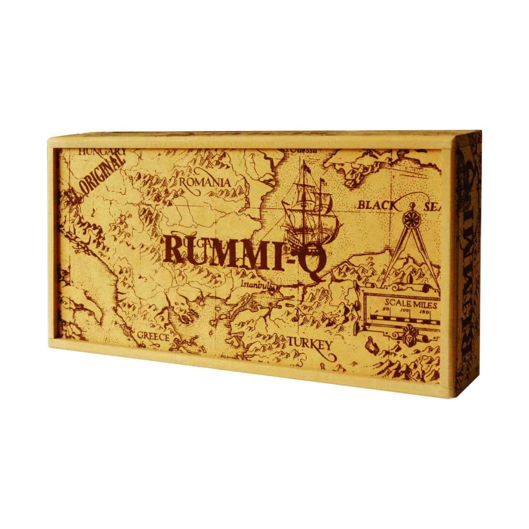 Juego de Mesa Rummi-Q Edición Especial caja en Madera - Ingenio Destreza Mental