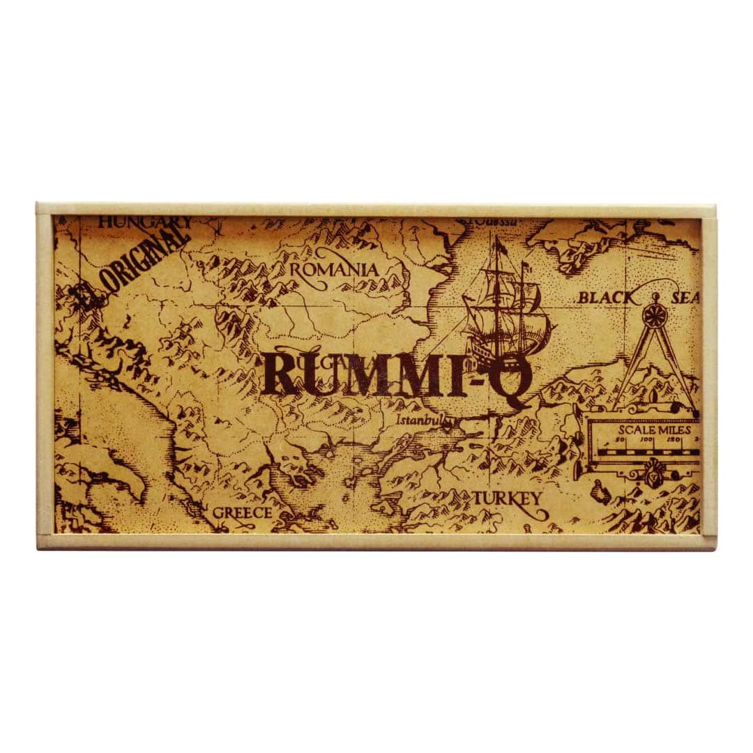 Juego de Mesa Rummi-Q Edición Especial caja en Madera - Ingenio Destreza Mental