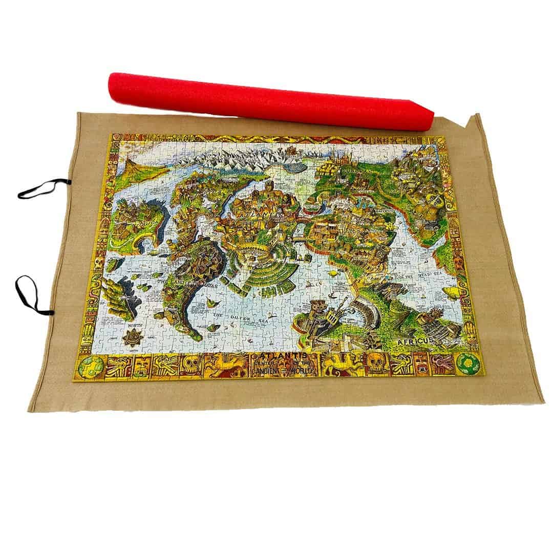Tapete para puzzles de hasta 5000 piezas medidas: 162x110cm guardar o  transportar rompecabezas puzzle roll